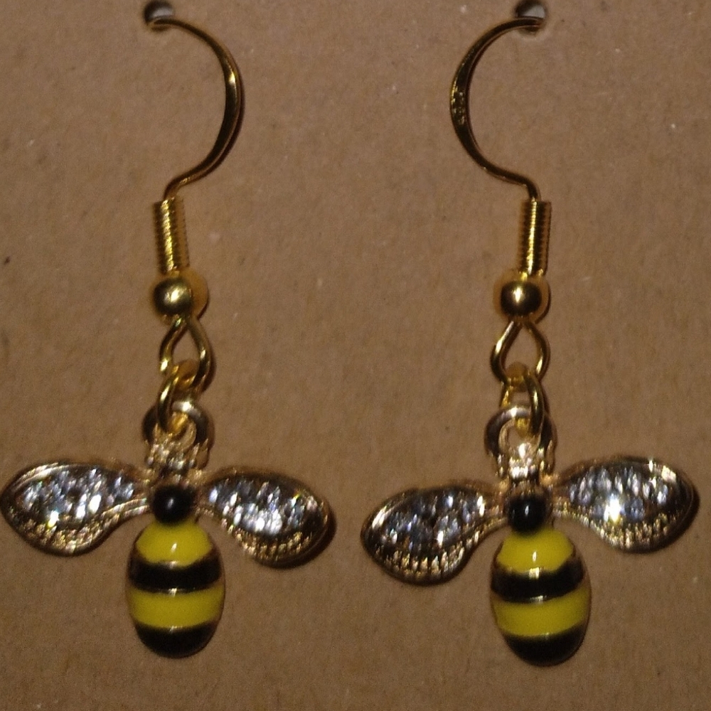 Bee earrings - Picture 4 of 4